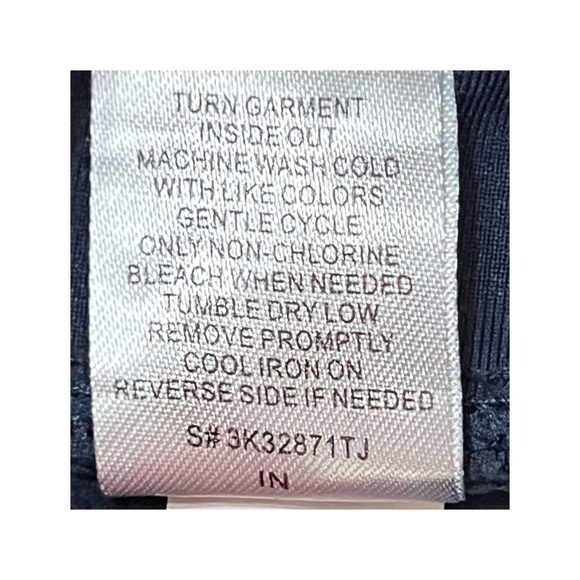 Jessica Simpson Navy Blue and Black Star Leggings that Glitter Women’s Medium - Picture 12 of 16